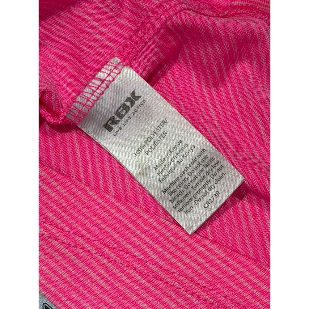 RBX Performance Women's Active Short Sleeve Tennis Pickleball Top Neon Pink Sz M - Picture 6 of 8